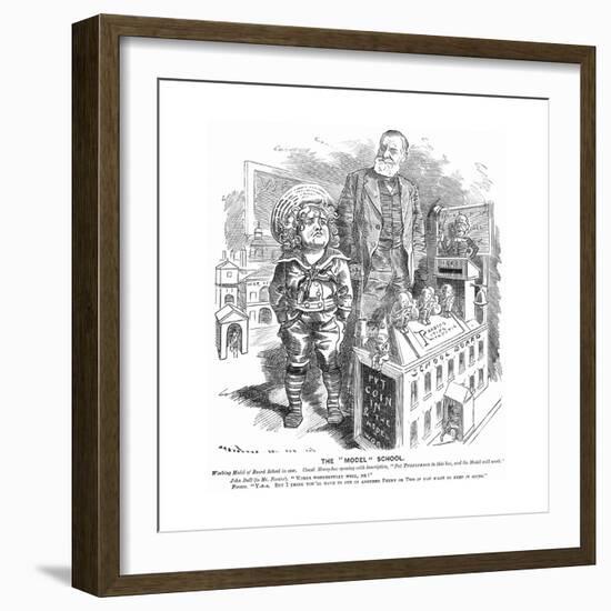 The Model School, 1882-Edward Linley Sambourne-Framed Premium Giclee Print