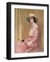 The Model-Guy Rose-Framed Giclee Print