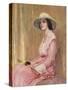 The Model-Guy Rose-Stretched Canvas