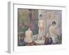 The Models, 1888-Georges Seurat-Framed Giclee Print