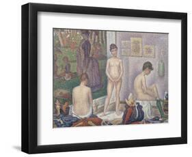 The Models, 1888-Georges Seurat-Framed Giclee Print