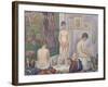 The Models, 1888-Georges Seurat-Framed Giclee Print