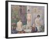 The Models, 1888-Georges Seurat-Framed Giclee Print