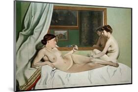 The Models' Rest-Félix Vallotton-Mounted Giclee Print