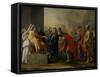 The Moderation of Scipio-Nicolas Poussin-Framed Stretched Canvas