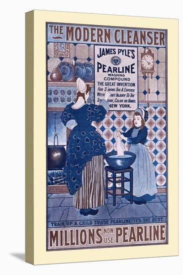 The Modern Cleanser, Millions Now Use Pearline-Louis Rhead-Stretched Canvas