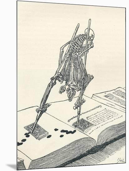 The Modern Dance of Death, C1895-Joseph Kaspar Sattler-Mounted Giclee Print