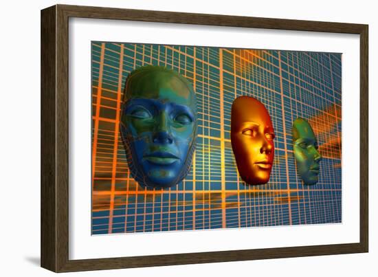 The Modern Face of Robotics-null-Framed Premium Giclee Print