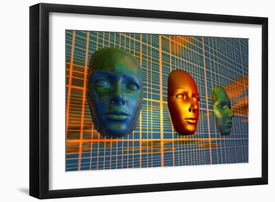 The Modern Face of Robotics-null-Framed Premium Giclee Print