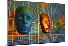 The Modern Face of Robotics-null-Mounted Premium Giclee Print