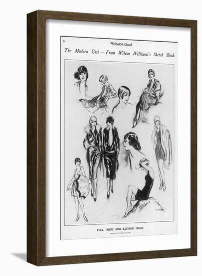 The Modern Girl-Wilton Williams-Framed Art Print