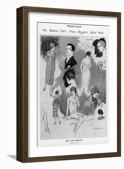 The Modern Girl-null-Framed Art Print