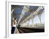 The Modern Oriente Railway Station, Designed by Santiago Calatrava, Lisbon, Portugal-Yadid Levy-Framed Photographic Print