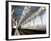 The Modern Oriente Railway Station, Designed by Santiago Calatrava, Lisbon, Portugal-Yadid Levy-Framed Photographic Print