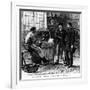 The Modern Potter: a Thrower at His Lathe, 19th Century-null-Framed Giclee Print