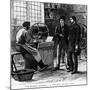 The Modern Potter: a Thrower at His Lathe, 19th Century-null-Mounted Giclee Print