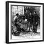 The Modern Potter: a Thrower at His Lathe, 19th Century-null-Framed Giclee Print