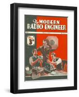 The Modern Radio Engineer, Radios First Issue Magazine, UK, 1934-null-Framed Giclee Print