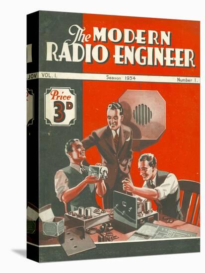 The Modern Radio Engineer, Radios First Issue Magazine, UK, 1934-null-Stretched Canvas