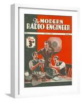 The Modern Radio Engineer, Radios First Issue Magazine, UK, 1934-null-Framed Giclee Print
