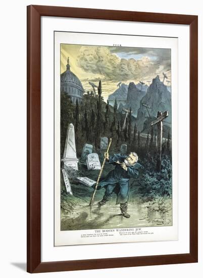 The Modern Wandering Jew, 1880-Joseph Keppler-Framed Giclee Print