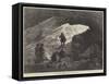 The Modoc War, Captain Jack's Cave in the Lava Beds-null-Framed Stretched Canvas