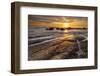 The Moeraki Boulders at sunrise, Moeraki Beach, Otago, South Island, New Zealand-Ed Rhodes-Framed Photographic Print