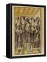 The Moldavian Delegation, from the 'Chronicle of the Council of Constance', Published 1483-Ulrich Von Richental-Framed Stretched Canvas