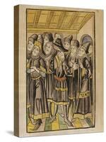 The Moldavian Delegation, from the 'Chronicle of the Council of Constance', Published 1483-Ulrich Von Richental-Stretched Canvas