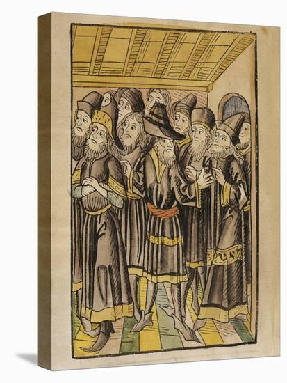 The Moldavian Delegation, from the 'Chronicle of the Council of Constance', Published 1483-Ulrich Von Richental-Stretched Canvas