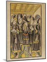 The Moldavian Delegation, from the 'Chronicle of the Council of Constance', Published 1483-Ulrich Von Richental-Mounted Giclee Print