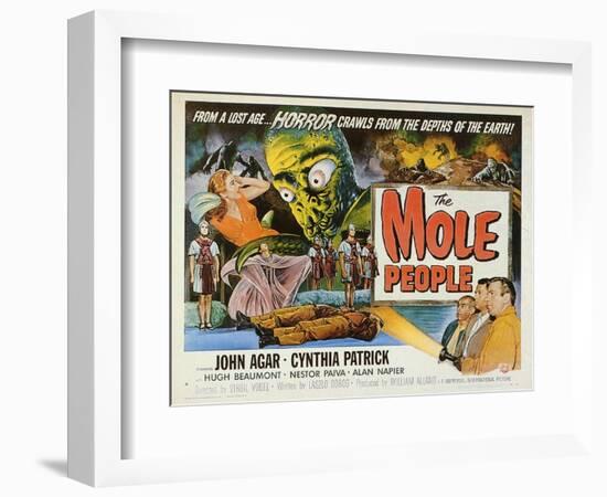 The Mole People, 1956-null-Framed Art Print