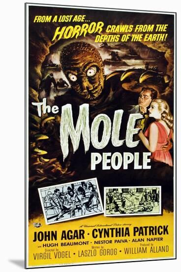 The Mole People-null-Mounted Art Print