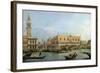 The Molo from the Basin of San Marco, Venice by Canaletto-null-Framed Photographic Print