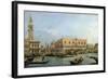 The Molo from the Basin of San Marco, Venice by Canaletto-null-Framed Photographic Print