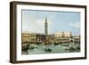 The Molo from the Basin of San Marco, Venice, C.1747-1750-Canaletto-Framed Premium Giclee Print