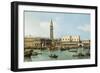 The Molo from the Basin of San Marco, Venice, C.1747-1750-Canaletto-Framed Premium Giclee Print