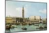 The Molo from the Basin of San Marco, Venice, C.1747-1750-Canaletto-Mounted Premium Giclee Print