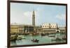 The Molo from the Basin of San Marco, Venice, C.1747-1750-Canaletto-Framed Giclee Print