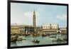 The Molo from the Basin of San Marco, Venice, C.1747-1750-Canaletto-Framed Giclee Print