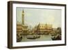 The Molo, Venice, from the Bacino di S. Marco-Canaletto Giovanni Antonio Canal-Framed Giclee Print