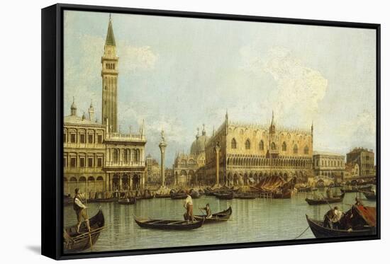 The Molo, Venice, from the Bacino di S. Marco-Canaletto Giovanni Antonio Canal-Framed Stretched Canvas