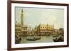 The Molo, Venice, from the Bacino di S. Marco-Canaletto Giovanni Antonio Canal-Framed Giclee Print