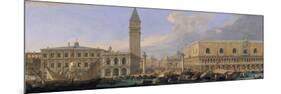 The Molo, Venice, from the Bacino di San Marco, c.1709-Luca Carlevaris-Mounted Premium Giclee Print