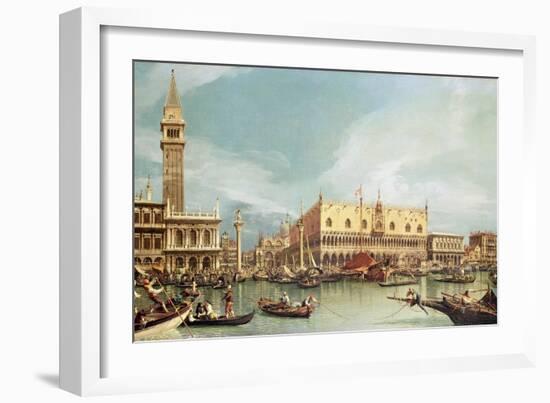 The Molo, Venice-Canaletto-Framed Giclee Print