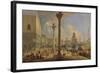 The Molo with the Ducal Palace, C. 1710-Luca Carlevaris-Framed Giclee Print