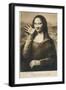 The Mona Lisa Says Goodbye When the Painting is Stolen from the Louvre Paris-null-Framed Photographic Print