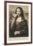 The Mona Lisa Says Goodbye When the Painting is Stolen from the Louvre Paris-null-Framed Photographic Print