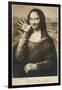 The Mona Lisa Says Goodbye When the Painting is Stolen from the Louvre Paris-null-Framed Photographic Print