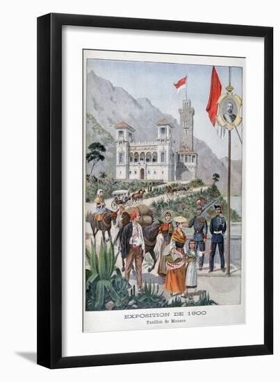 The Monaco Pavilion at the Universal Exhibition of 1900, Paris, 1900-null-Framed Giclee Print